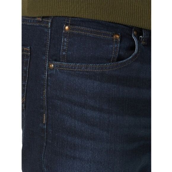 Mens Wrangler Denim Slim Straight Fit Jean With Stretch Size 38 X 32 - Picture 4 of 7